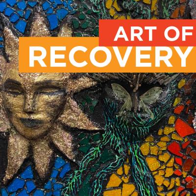 Art of Recovery artwork with event logo