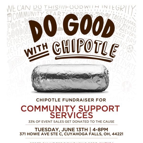 Chipotle fundraiser flyer